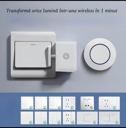 Kit Întrerupător Wireless – Instalare Simplă Fără Fire