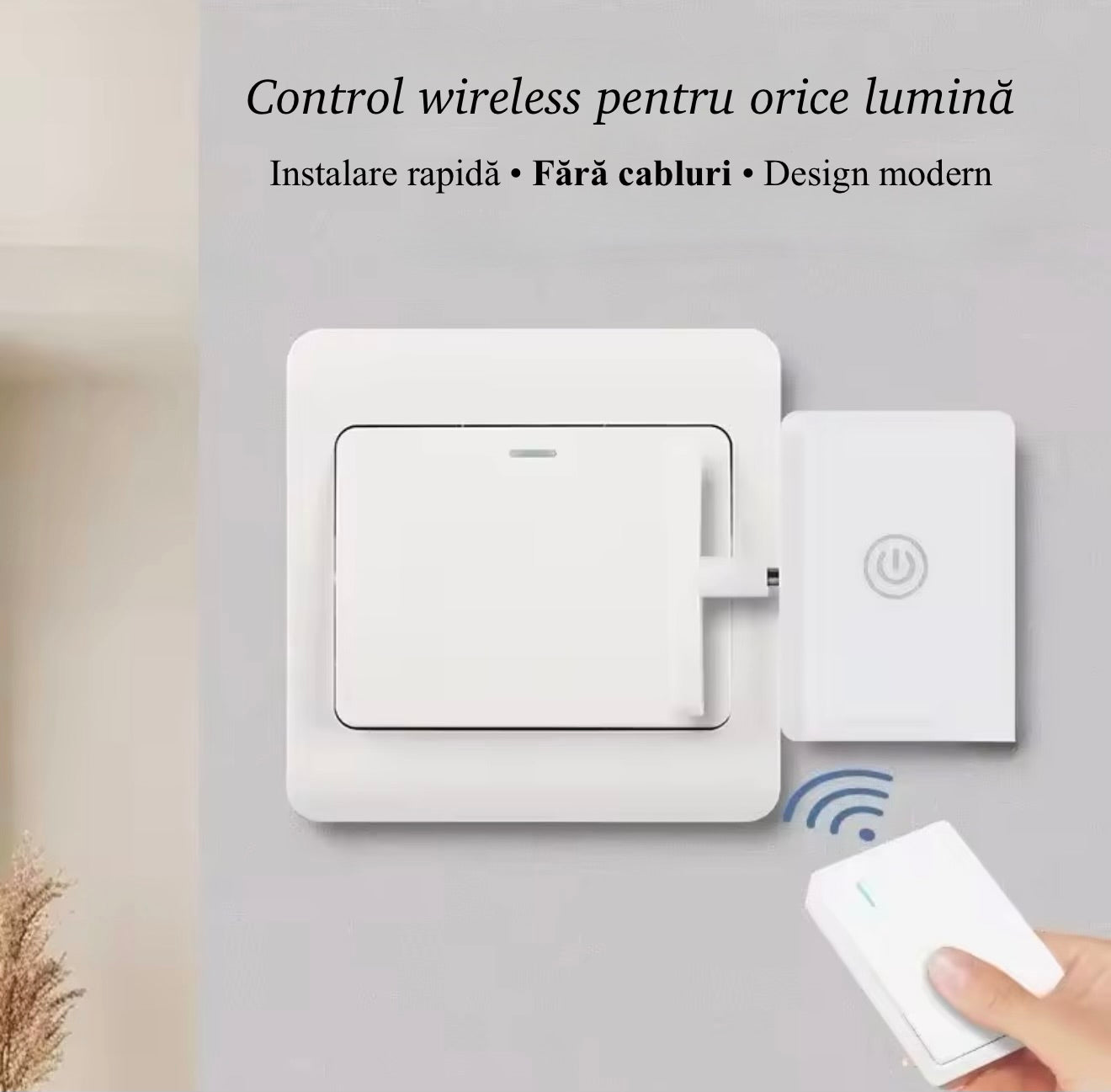 Kit Întrerupător Wireless – Instalare Simplă Fără Fire